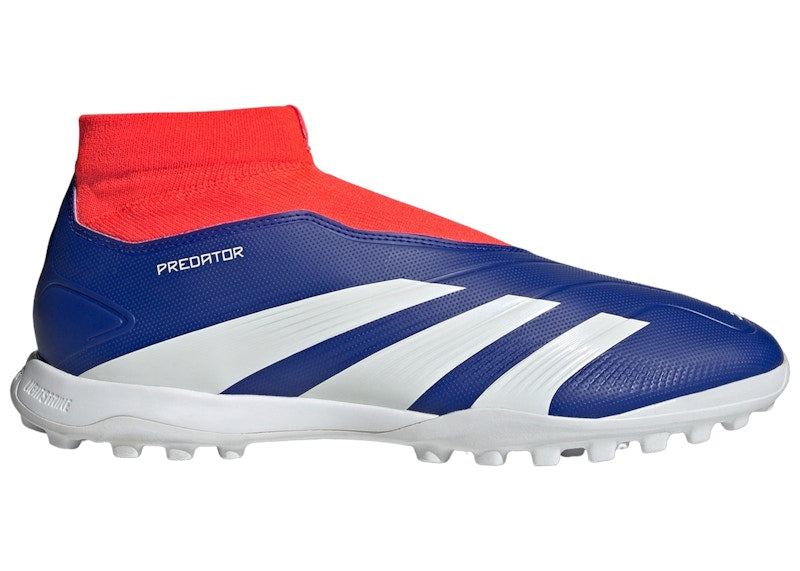adidas Predator League Laceless Turf Lucid Blue Cloud White Solar Red