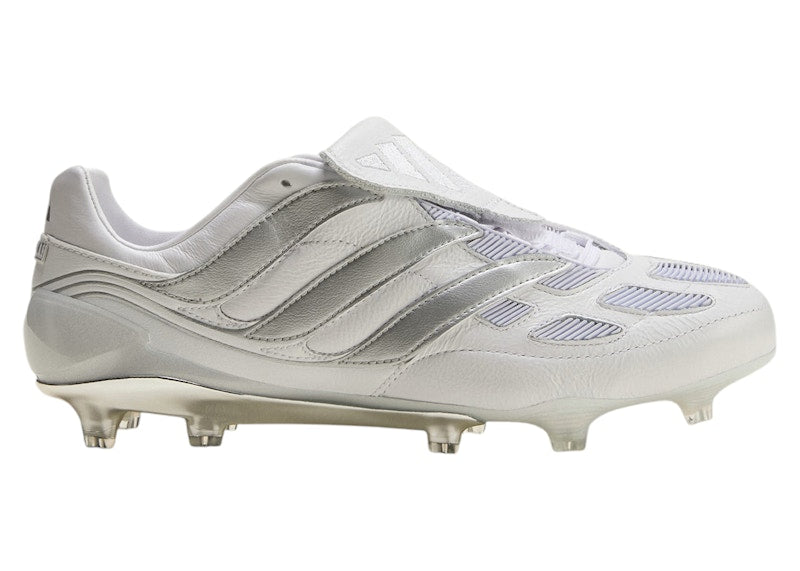 adidas Predator Precision FG White Silver Metallic Made in Germany