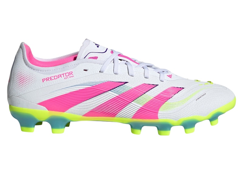 adidas Predator Pro MG Cloud White Lucid Pink Lucid Lemon