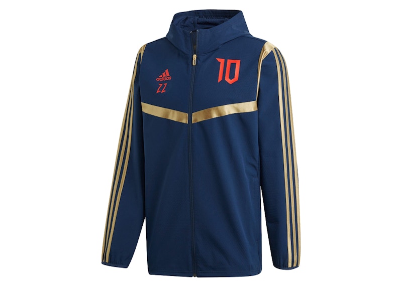 adidas Predator Zinedine Zidane Hooded Jacket Navy/Collegiate Navy/Red