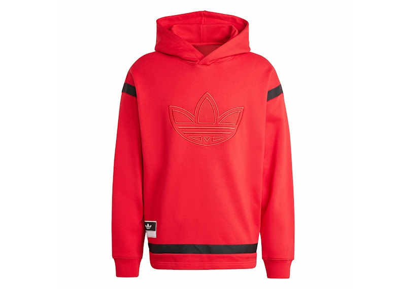 adidas Premium Classic Street Hoodie Better Scarlet/Black