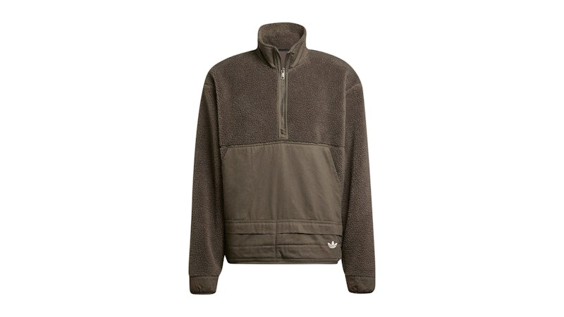 adidas Premium Essentials Fleece Sweatshirt Shadow Olive