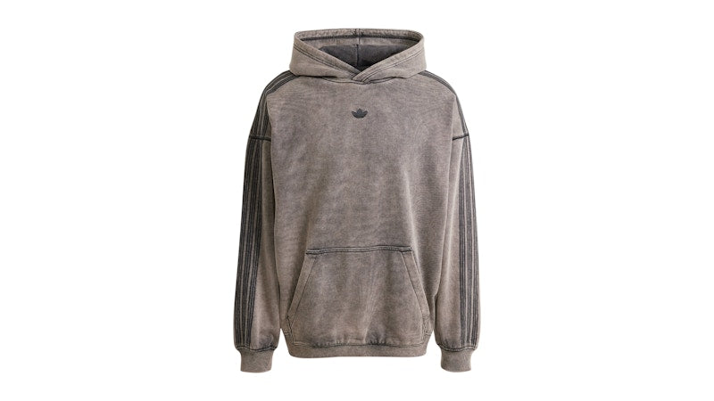 adidas Premium Essentials Retro Washed Hoodie Black