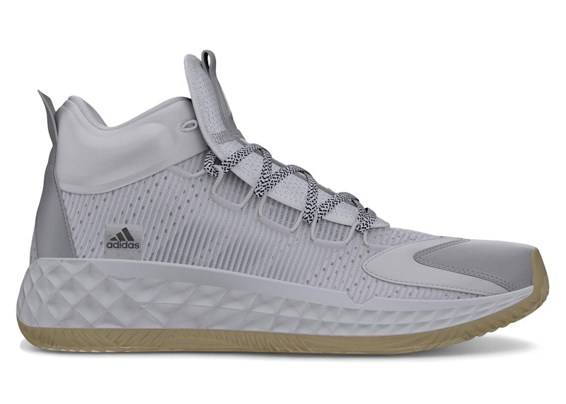 adidas Pro Boost Mid White Silver Metallic