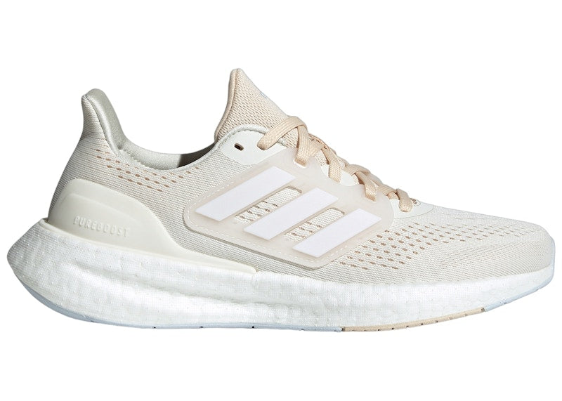 adidas Pureboost 23 Ivory Zero Metalic Halo Blue (Women's)
