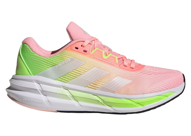 adidas Questar 3 Pink Spark Halo Silver Lucid Lemon (Women's)