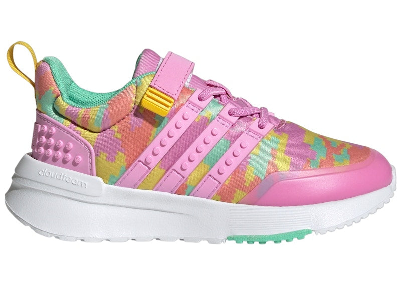 adidas Racer TR21 And Top Strap LEGO Bliss Orchid Eqt Yellow (GS)