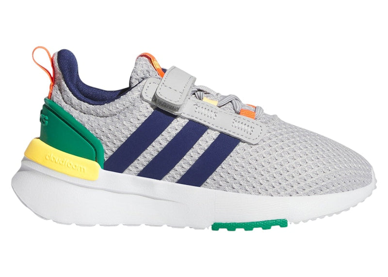 adidas Racer TR21 Grey Two Dark Blue Court Green (PS)