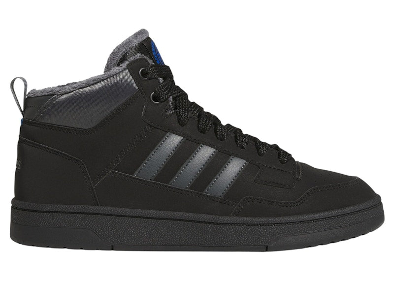 adidas Rapid Court Mid Winterized Core Black Grey Six Bright Royal