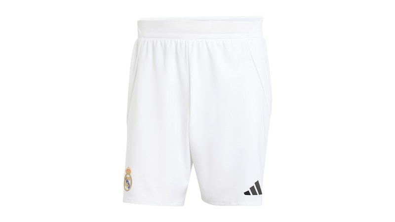 adidas Real Madrid 24/25 Home Authentic Shorts White