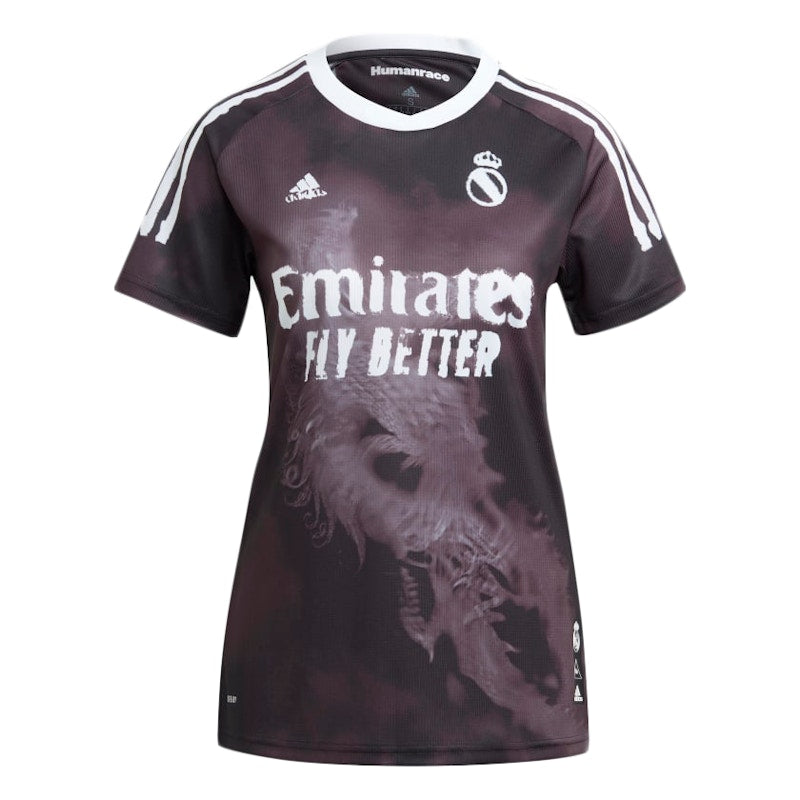 adidas Real Madrid Human Race Womens Jersey Black/White