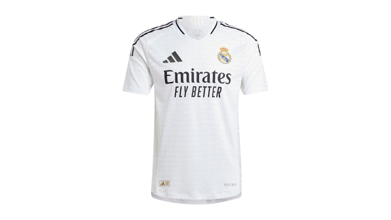 adidas Real Madrid Jude Bellingham 24/25 Home Authentic Jersey White Soccr-Rms-S2r