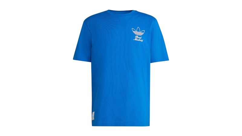 adidas Real Madrid Terrace Icons Graphic Tee Blue Bird