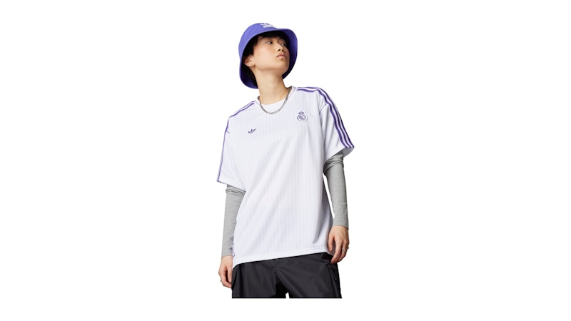 adidas Real Madrid Terrace Icons Jersey White