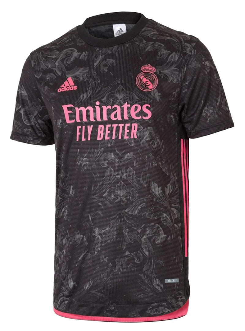 adidas Real Madrid Third Authentic Shirt 20/21 Jersey Black