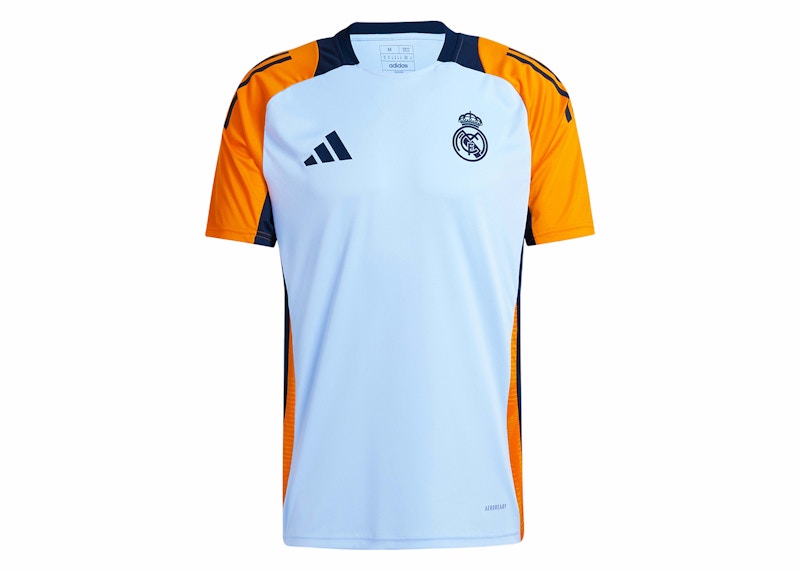 adidas Real Madrid Tiro 24 Competition Training Jersey Glow Blue/Crew Orange/Team Navy Blue