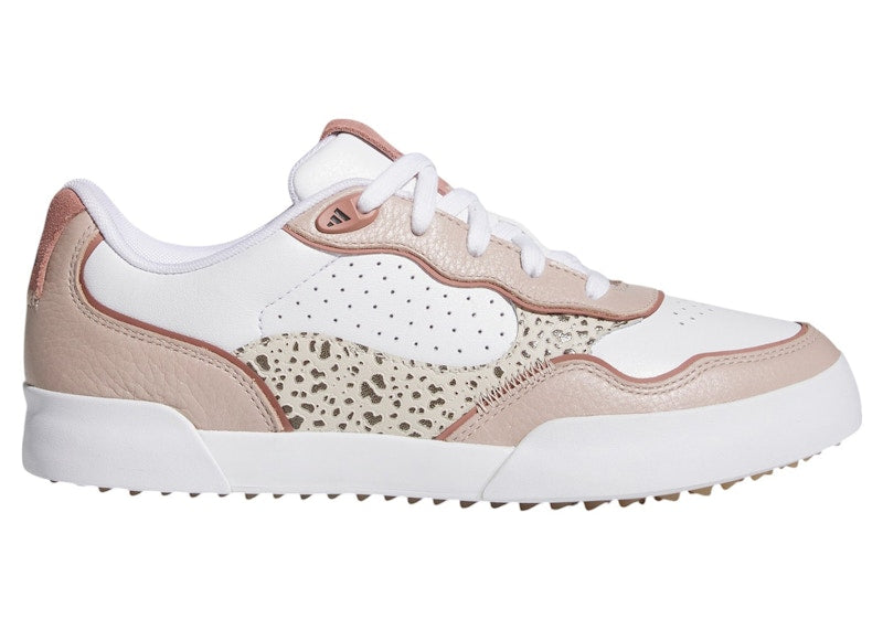 adidas Retrocross 25 Spikeless Golf Cloud White Wonder Taupe Warm Clay (Women's)
