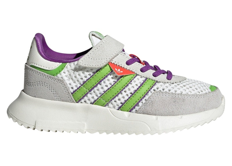 adidas Retropy F2 CF EL White Solar Green Active Purple (PS)