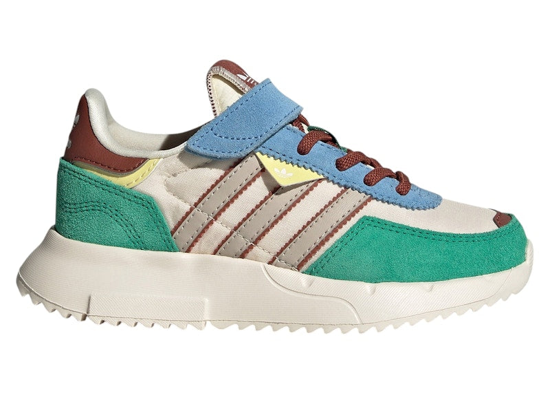 adidas Retropy F2 Wonder White Beige Semi Court Green (PS)