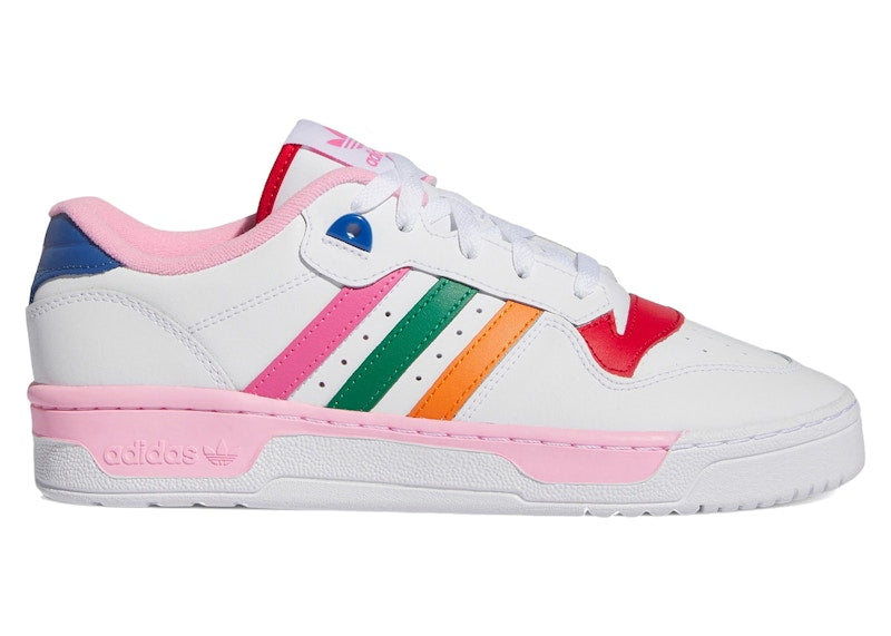 adidas Rivalry Low Cloud White Pulse Magenta Better Scarlet (Women's)