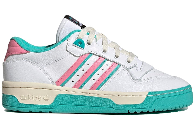 adidas Rivalry Low White Bliss Pink Mint Rush