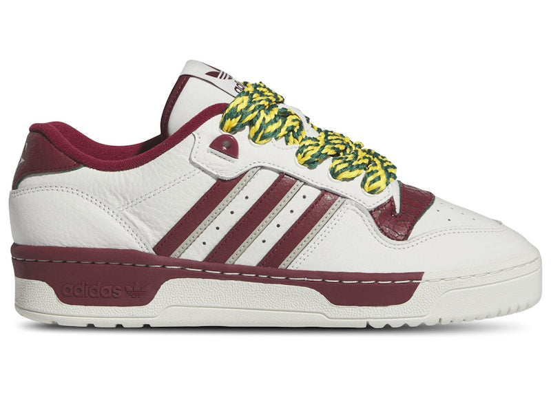 adidas Rivalry Low White Maroon Yellow