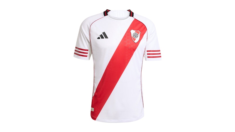adidas River Plate 25/26 Home Authentic Jersey White Team Power Red 2