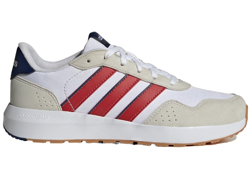 adidas Run 60s Cloud White Collegiate Red Dark Blue (GS)