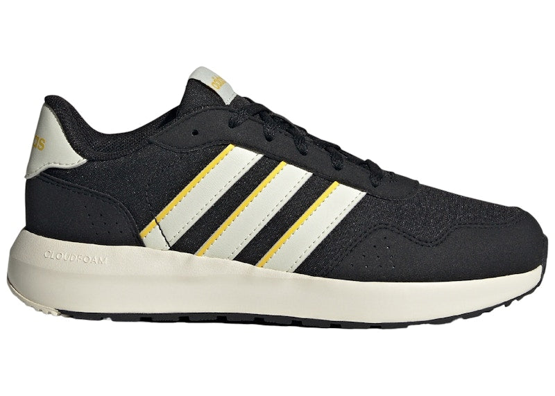 adidas Run 60s Core Black Off White Utility Yellow (GS)