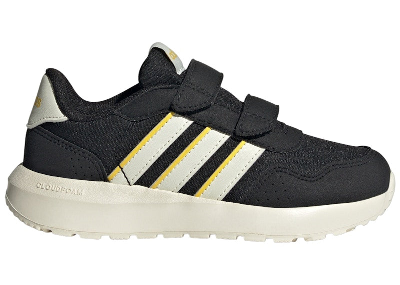 adidas Run 60s Core Black Off White Utility Yellow (PS)
