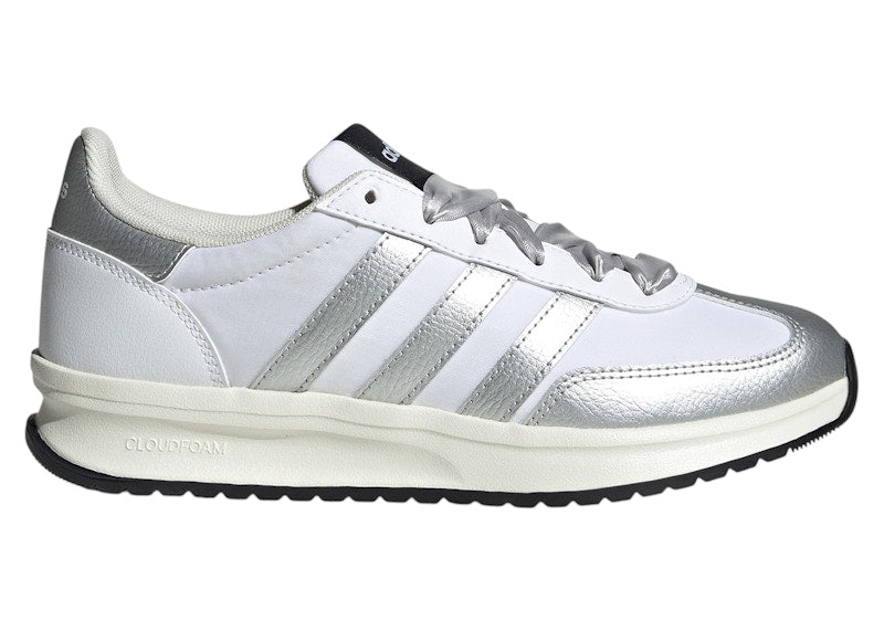 adidas Run 70s 2.0 Cloud White Silver Metallic Off White (Women's)