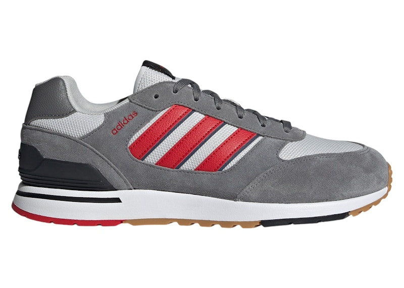 adidas Run 80s Grey Four Better Scarlet Grey One