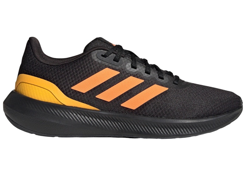 adidas Runfalcon 3 Cloudfoam Low Core Black Screaming Orange Carbon