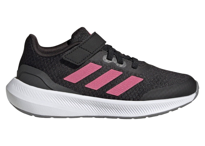 adidas Runfalcon 3.0 Elastic Lace Top Strap Core Black Pulse Magenta Grey Six (GS)