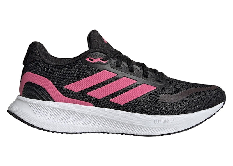 adidas Runfalcon 5 Black Pink Fusion White (Women's)