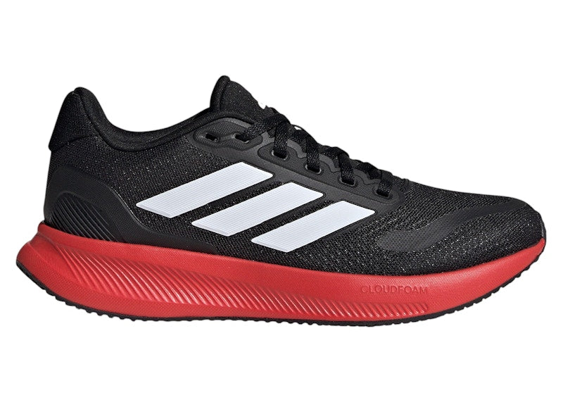 adidas Runfalcon 5 Core Black Cloud White Bright Red (GS)