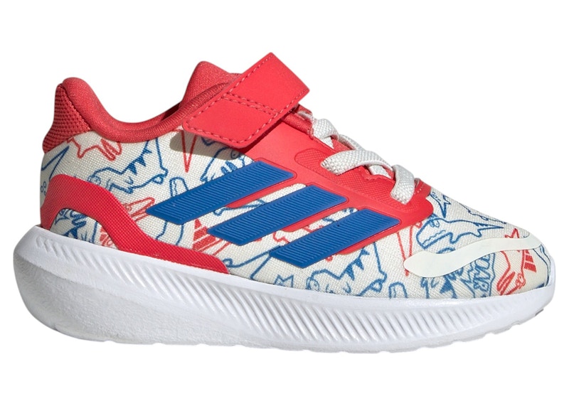 adidas Runfalcon 5 Dino Off White Bright Royal Semi Lucid Red (TD)