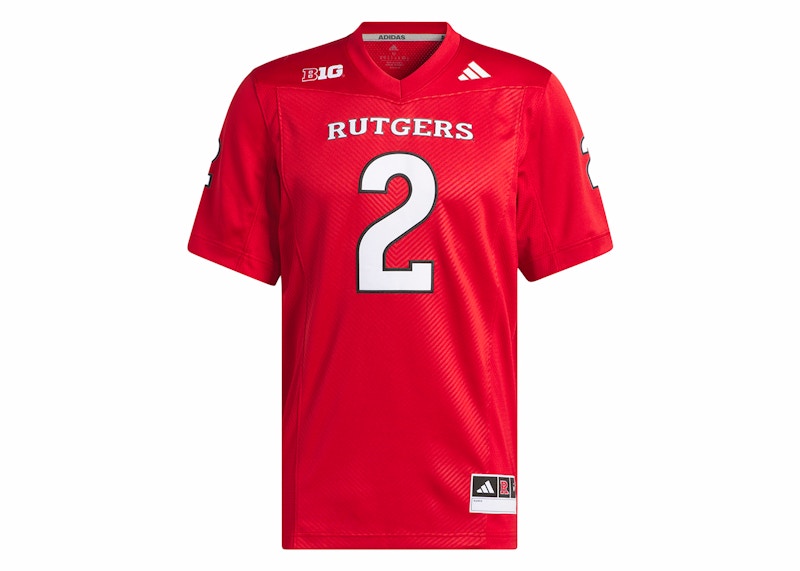 adidas Rutgers Football Off-Field Home Jersey Team Power Red