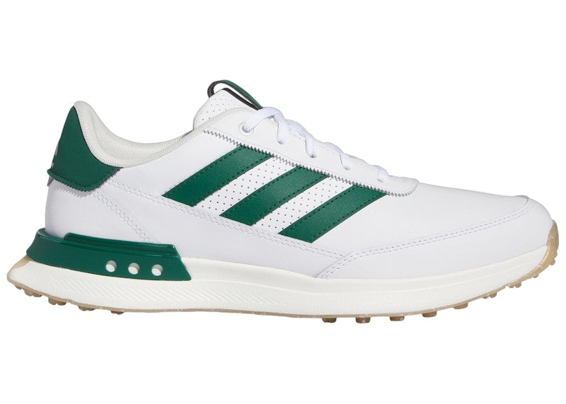 adidas S2G Spikeless Leather 24 Golf Cloud White Collegiate Green Gum