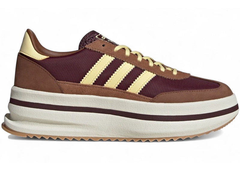 adidas SL 72 Stack Burgundy Brown Yellow