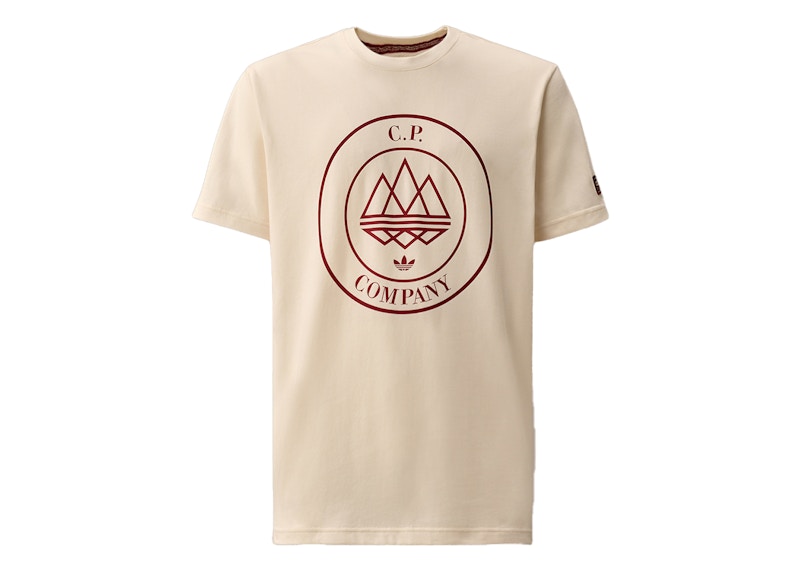 adidas SPZL x C.P. Company Solid Single Organic Jersey Mod T-Shirt Chalk White