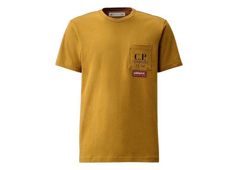 adidas SPZL x C.P. Company Solid Single Organic Jersey Pocket T-Shirt Bronze Mist/Brown