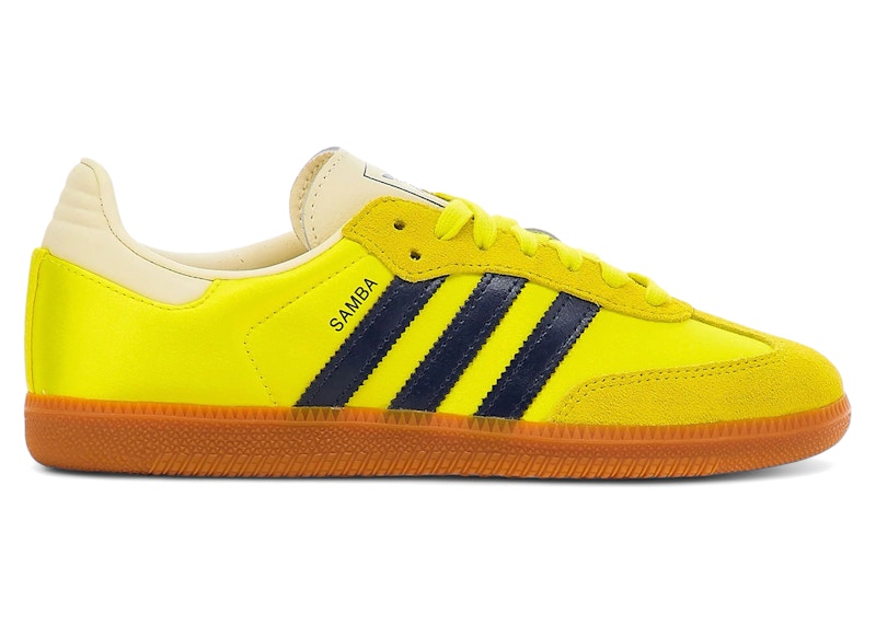 adidas Samba OG Shock Yellow Night Indigo (Women's)