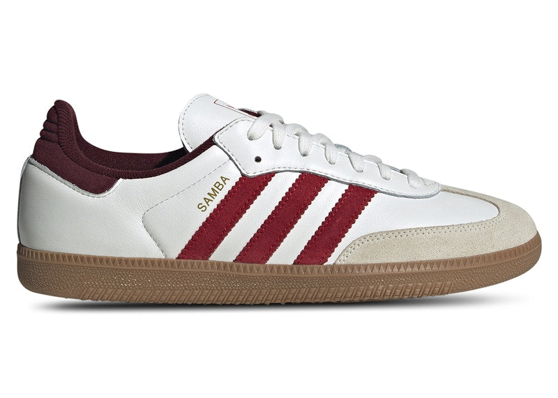 adidas Samba OG White Better Scarlet Shadow Red