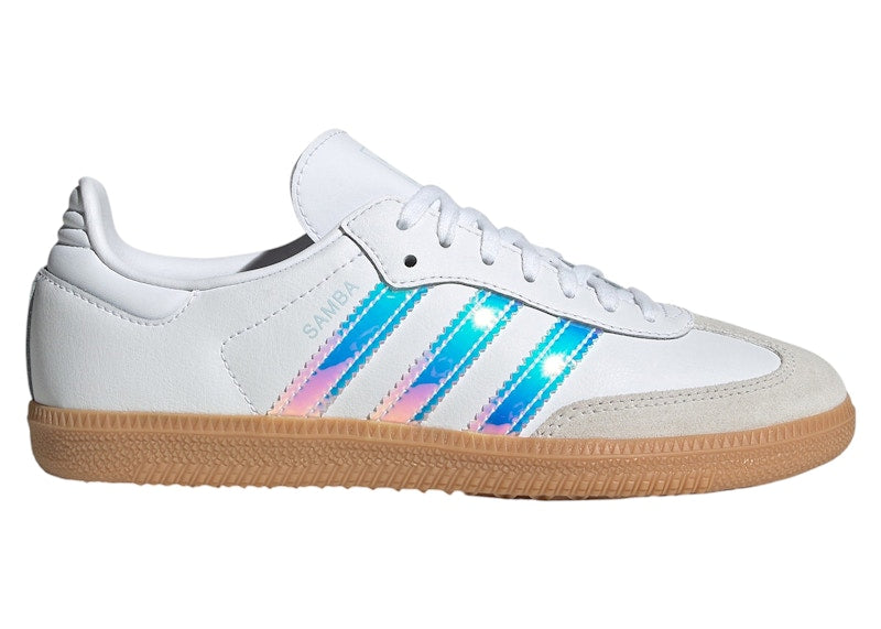 adidas Samba OG White Iridescent Stripes (GS)