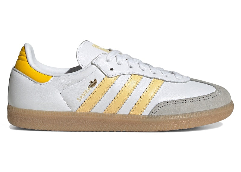 adidas Samba OG White Orange Tint Yellow (Women's)