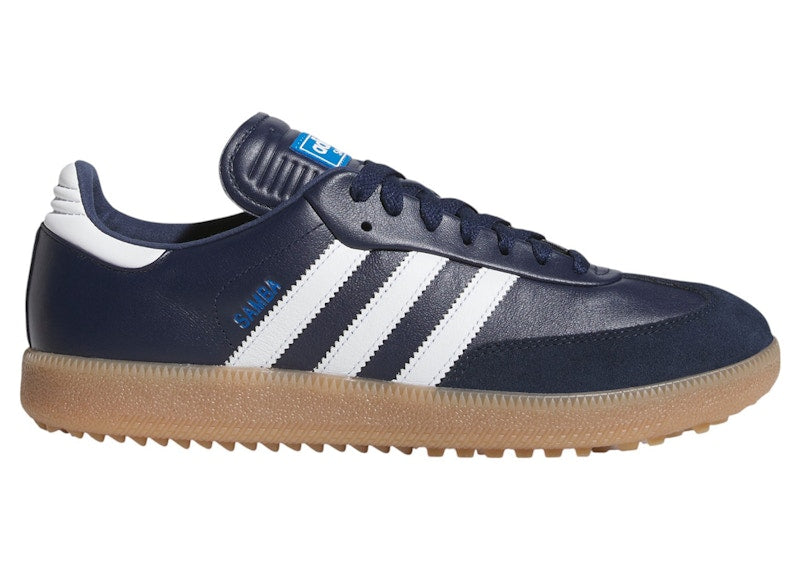 adidas Samba Spikeless Golf Night Indigo Cloud White Blue Bird