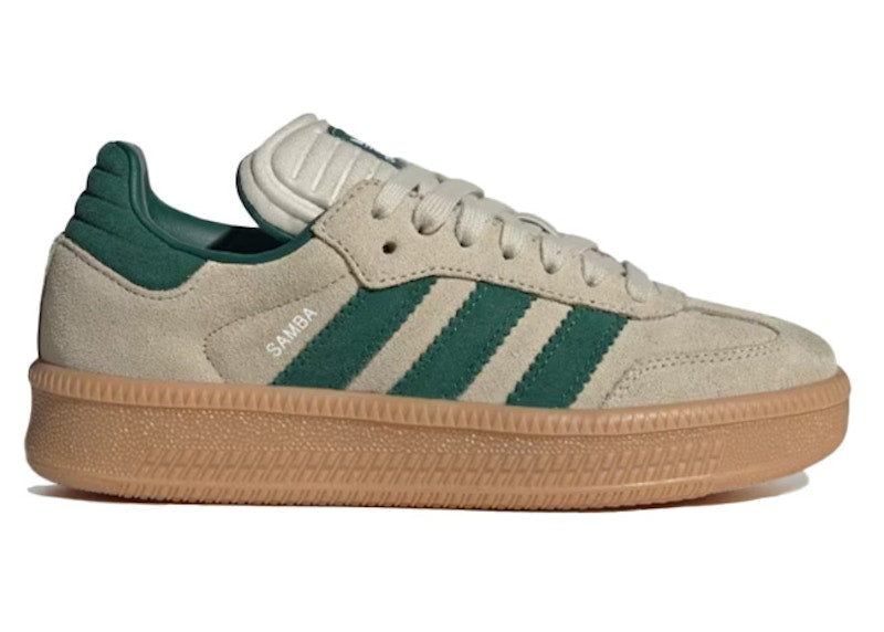 adidas Samba XLG Putty Grey Collegiate Green (GS)