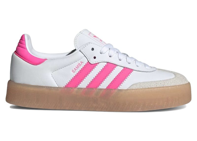 adidas Sambae White Off White Lucid Pink (Women's)