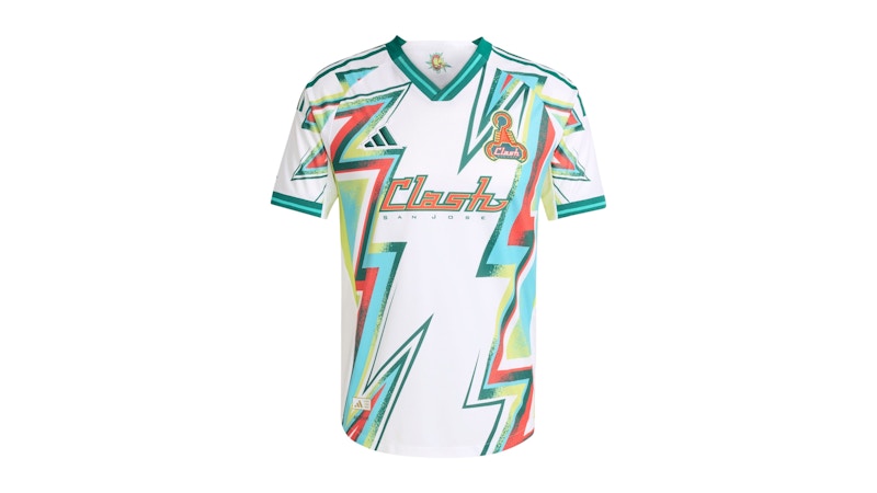 adidas San Jose Earthquakes 2025 Authentic Jersey White Mls-Sje-Sj5